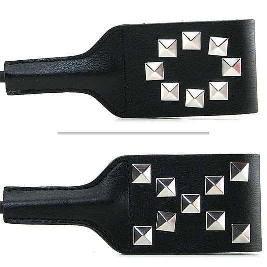 Studded X O Bondage Crop - Daring BDSM Accessory