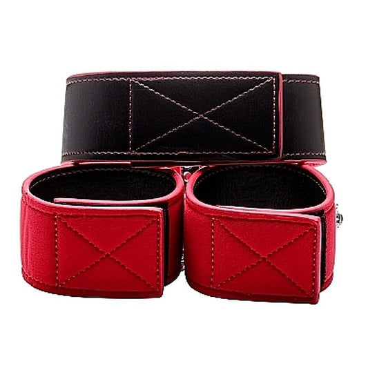 Reversible Collar and Wrist Cuffs by Shots Toys - Cuffs and Restraints