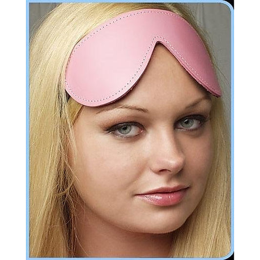 KinkLab Bound Leather Blindfold - Masks And Blindfolds