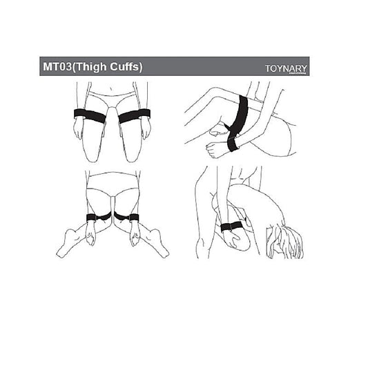 Toynary MT03 Thigh Cuffs by BDStyle - Cuffs and Restraints