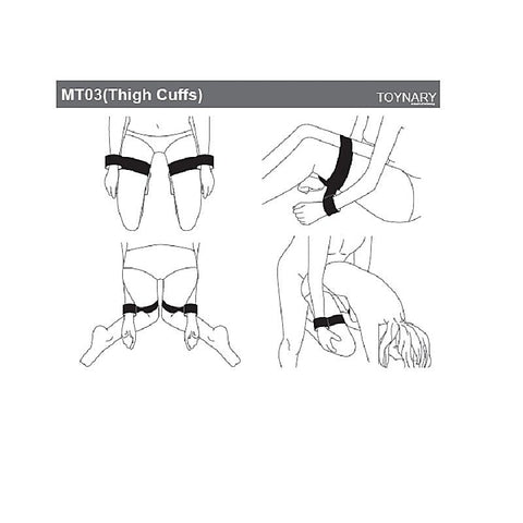 Premium Toynary MT03 Thigh Cuffs by BDStyle - Cuffs and Restraints