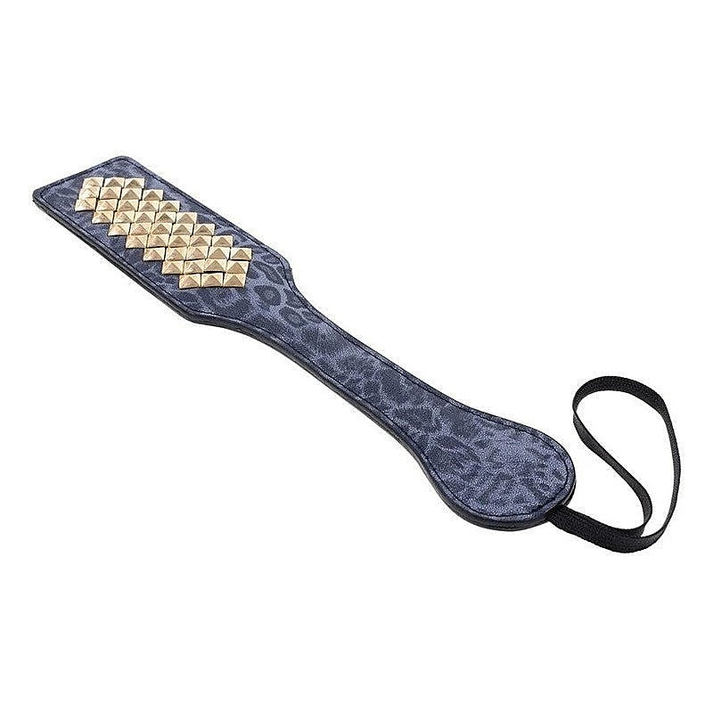 Black Rose Sultry Bondage Spanker by Doc Johnson - Paddles And Slappers