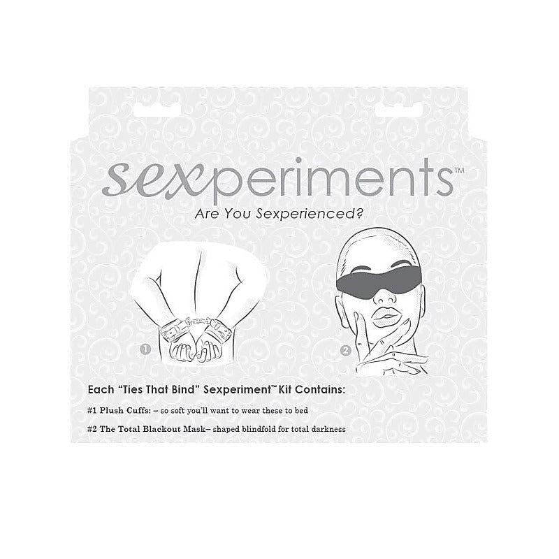 Luxurious Bondage Kit - Sensual Cuffs and Blindfold Set - Bondage Kits