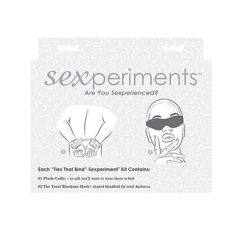 Luxurious Bondage Kit - Sensual Cuffs and Blindfold Set - Bondage Kits