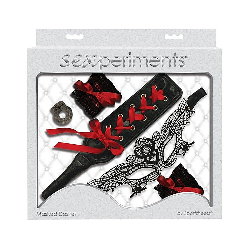 Sexperiments Masked Desires Kit by Sportsheets - Masks And Blindfolds