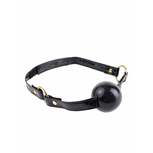 Pipedream Fetish Fantasy Bondage Gold Ball Gag - Bondage Gags and Bits