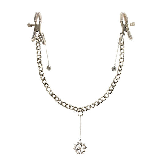 Fetish Fantasy Womens Crystal Nipple Clamps - Nipple and Clit Clamps