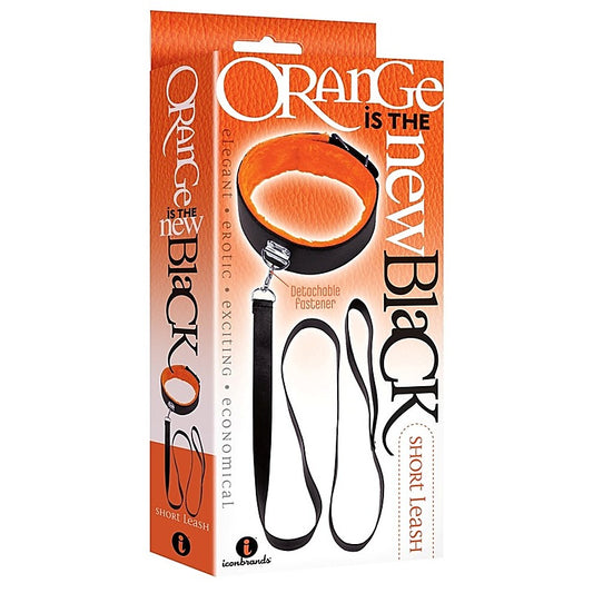 Orange is The New Black Bondage Short Leash - Cuffs and Restraints
