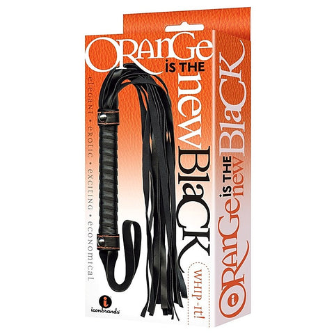 Ignite Intimacy with the Orange-Stitched Whip Delight