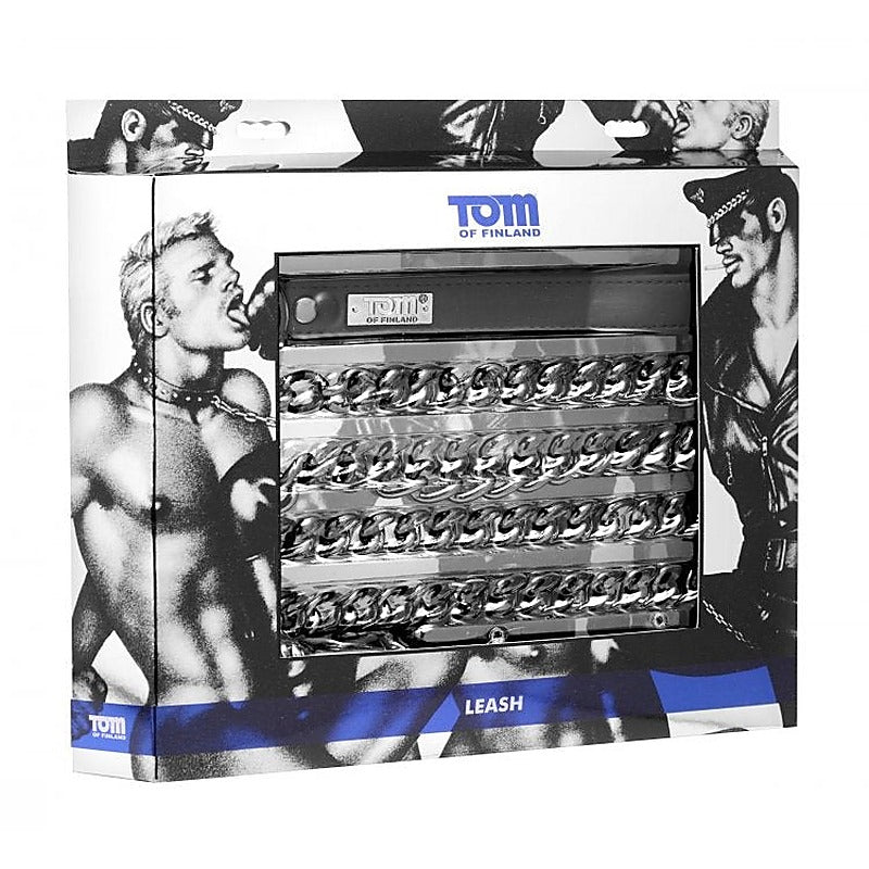 Tom of Finland Bondage Collar and Leash by XR Brands - Collars and Leads