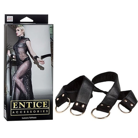 Entice Luxury Tethers by California Exotics - Cuffs and Restraints