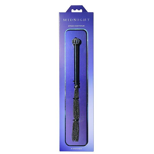 Sportsheets Midnight Jeweled Chain Tickler - Ticklers
