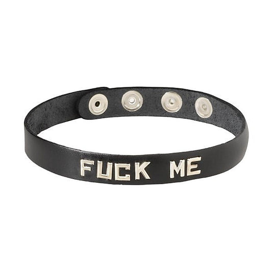 Wordband Collar - FUCK ME