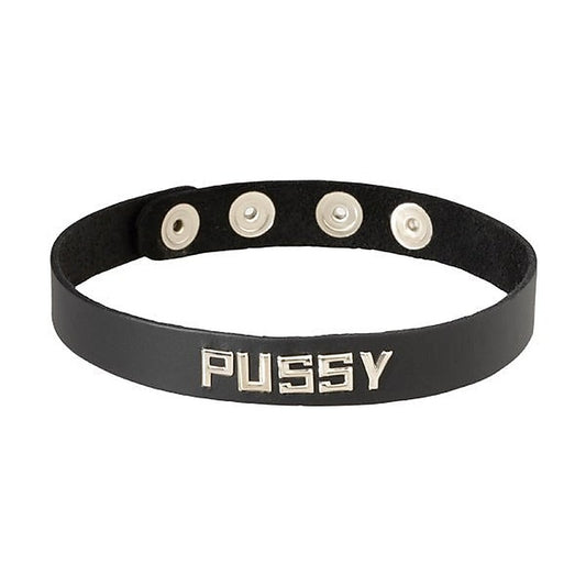 Wordband Collar - PUSSY