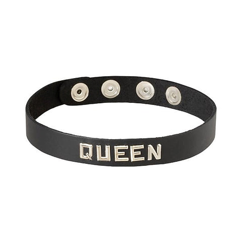 Wordband Collar - QUEEN by Spartacus Enterprises - Collars and Leads