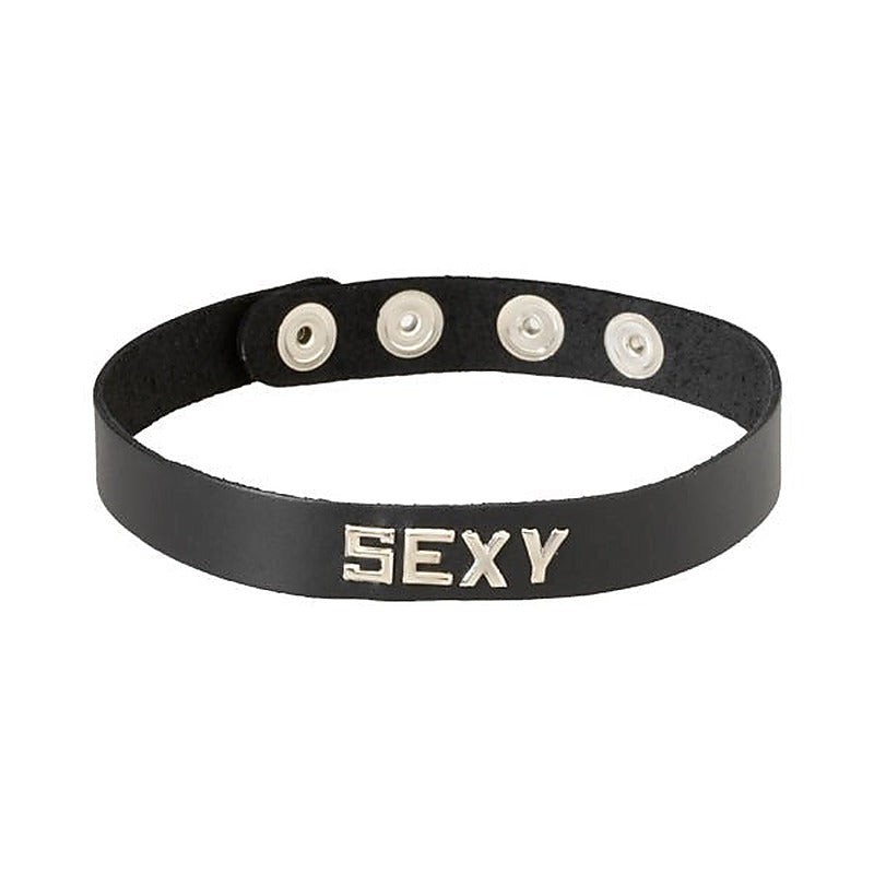 Wordband Collar - SEXY by Spartacus Enterprises - Collars and Leads