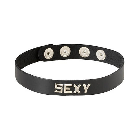 Wordband Collar - SEXY by Spartacus Enterprises - Collars and Leads