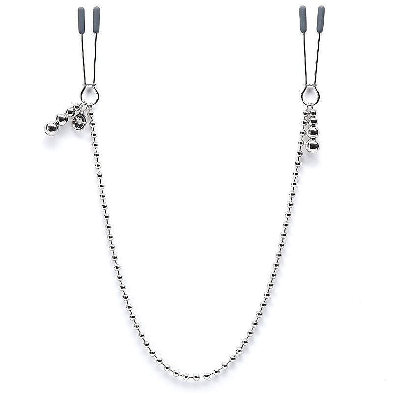 Fifty Shades Darker At My Mercy Beaded Chain Nipple Clamps - Nipple and Clit Clamps