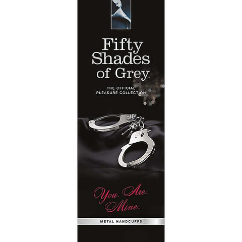 You Are Mine Metal Handcuffs by Love Honey - Cuffs and Restraints