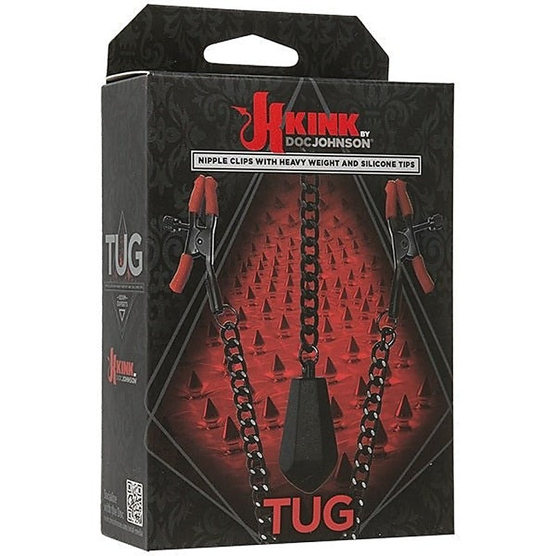 Premium Kink Tug Nipple Clips by Doc Johnson - Breast and Nipple Toys