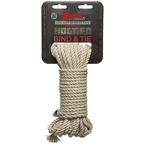 Bind And Tie Hemp Bondage Rope by Doc Johnson - Cuffs and Restraints