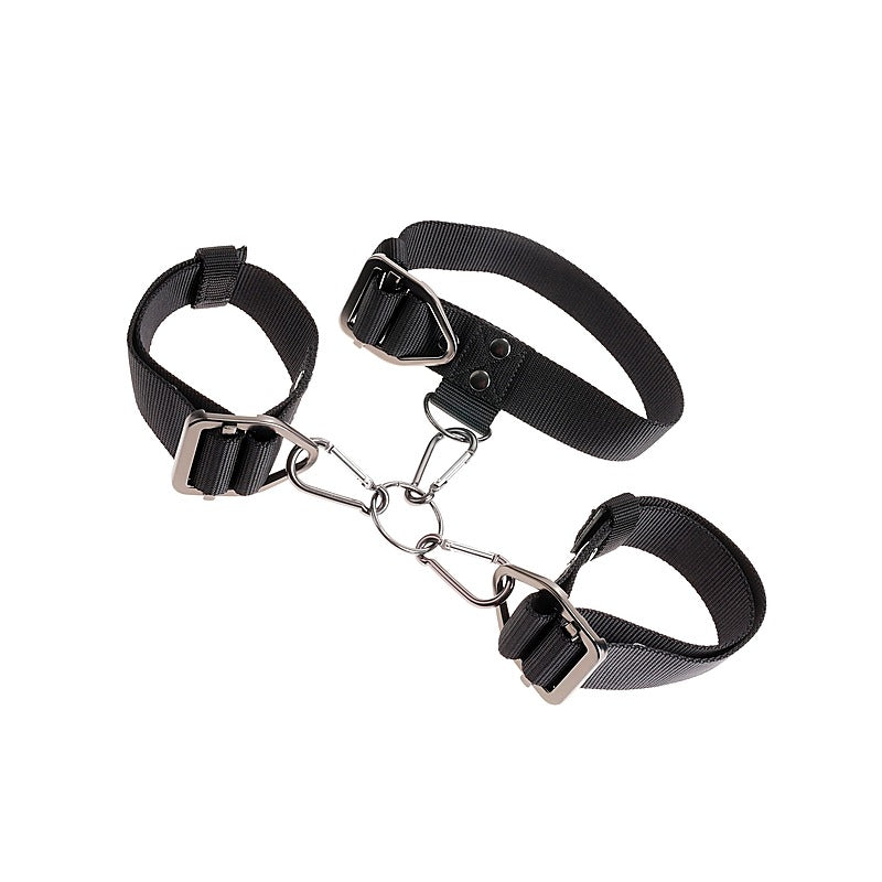 Sir Richards Command BDSM Cuff and Collar Set - Cuffs and Restraints