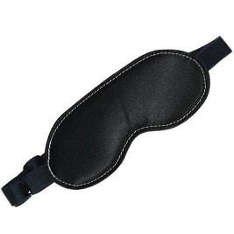 Premium Edge Leather Blindfold by Sportsheets - Masks And Blindfolds