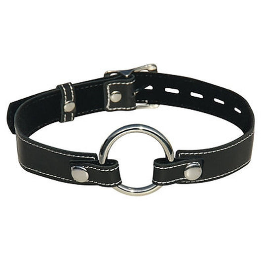 Edge Leather Seamless O-Ring Gag - Bondage Gags and Bits