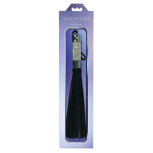 Midnight Bling Fetish Play Flogger