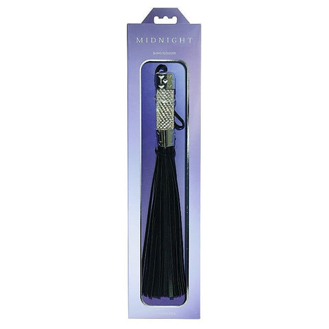 Midnight Bling Fetish Play Flogger