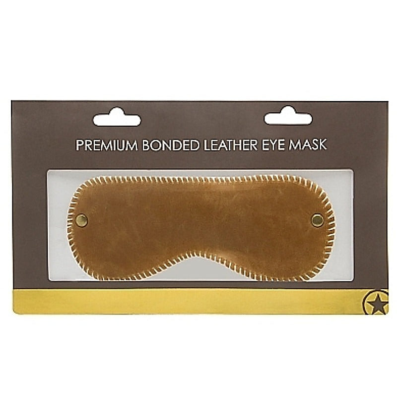Premium Ouch! Eyemask Brown by Shots Toys - Masks And Blindfolds