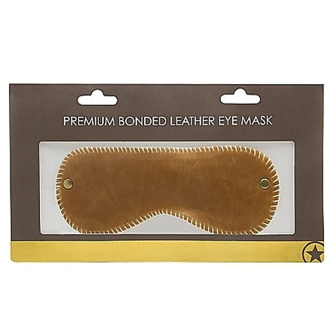 Premium Ouch! Eyemask Brown by Shots Toys - Masks And Blindfolds