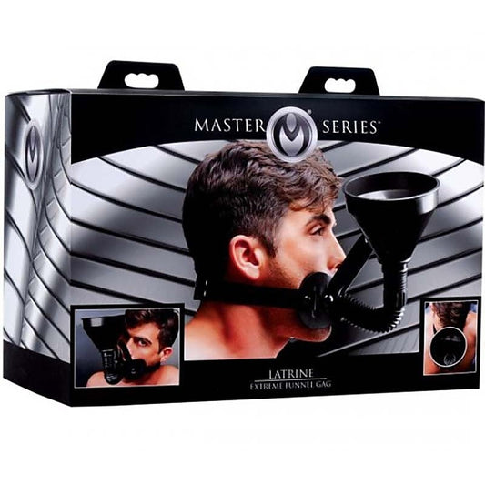 Latrine Extreme Funnel Gag by XR Brands - Bondage Gags and Bits