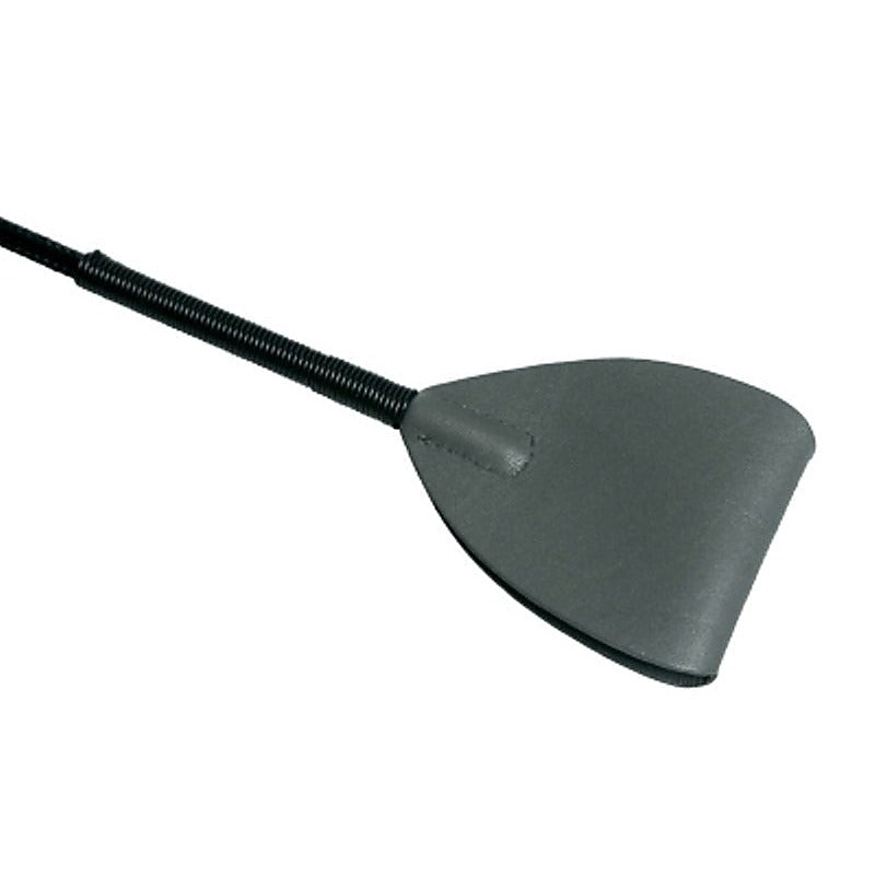 Premium Shadow Leather Riding Crop by XR Brands - Whips And Crops