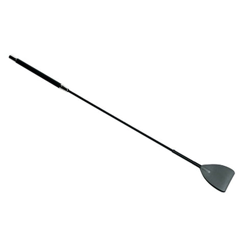 Premium Shadow Leather Riding Crop by XR Brands - Whips And Crops