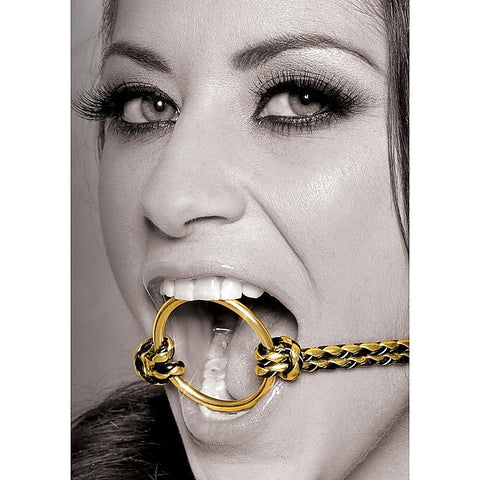Fetish Fantasy Gold BDSM Play Open Mouth Gag - Bondage Gags and Bits