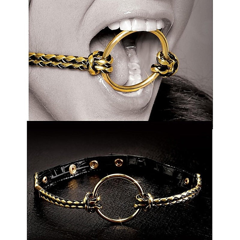 Fetish Fantasy Gold BDSM Play Open Mouth Gag - Bondage Gags and Bits