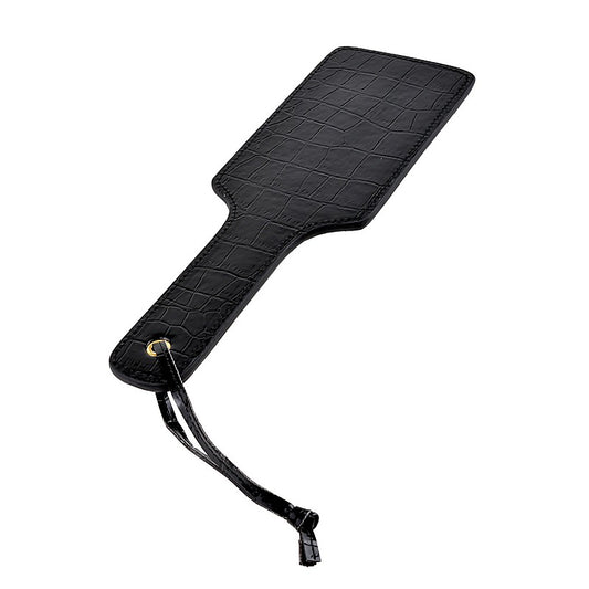 Fetish Fantasy Gold Pleasure Bondage Paddle Black - Paddles And Slappers
