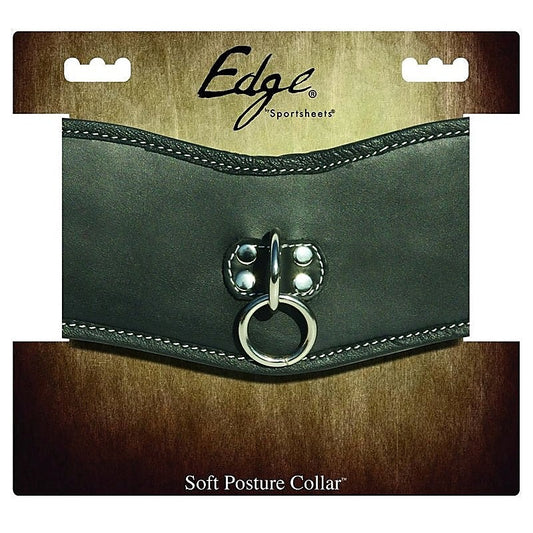 Edge Soft Leather Posture Collar - Collars and Leads