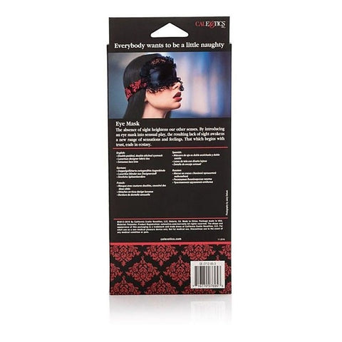 Premium Scandal Eye Mask by California Exotics - Masks And Blindfolds