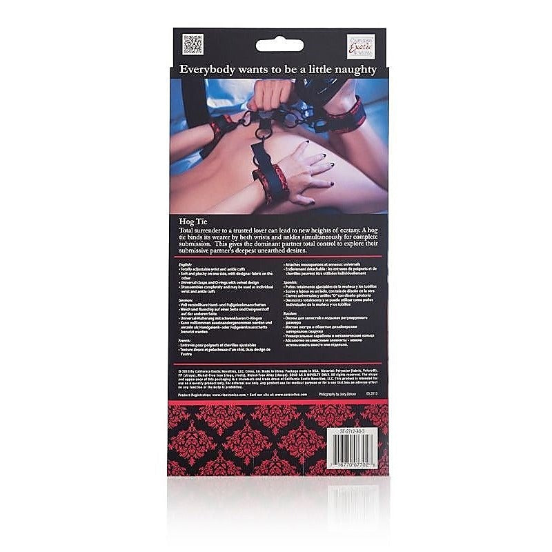 Premium Scandal Hog Tie by California Exotics - Cuffs and Restraints