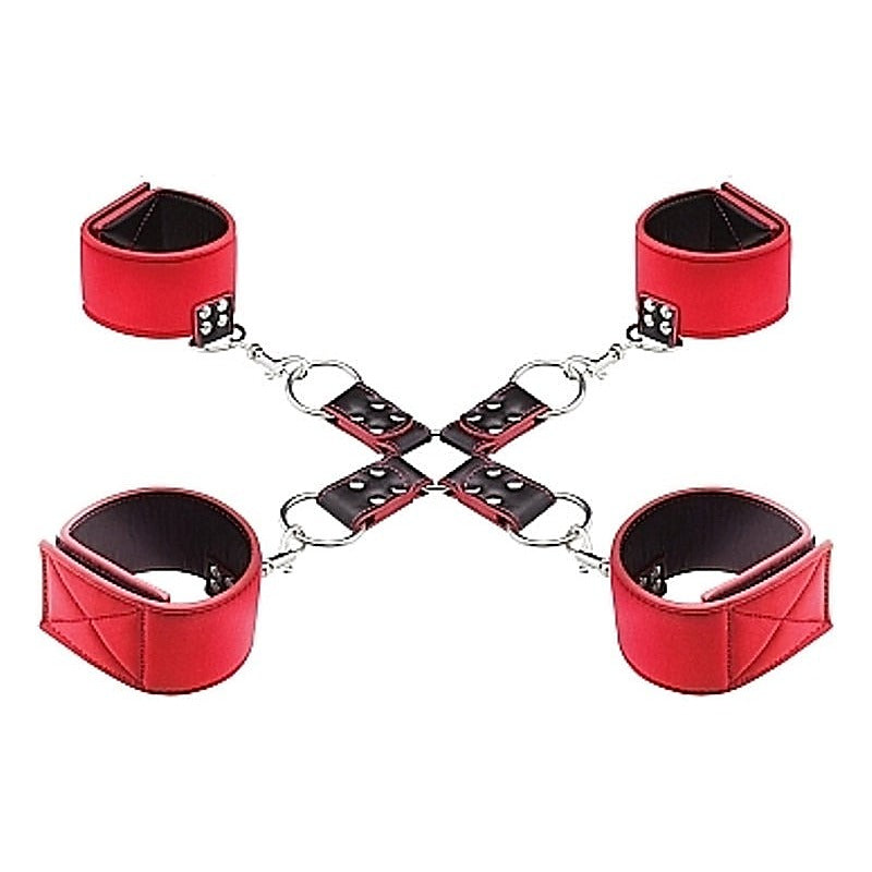 Premium Ouch Reversible Hogtie by Shots Toys - Cuffs and Restraints