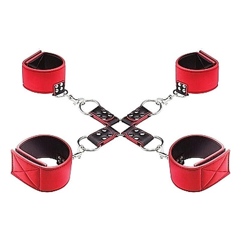 Premium Ouch Reversible Hogtie by Shots Toys - Cuffs and Restraints