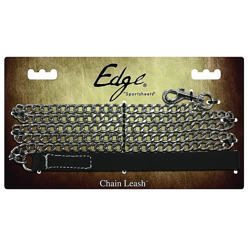 Professional Edge Chain Leash by Sportsheets - Collars and Leads