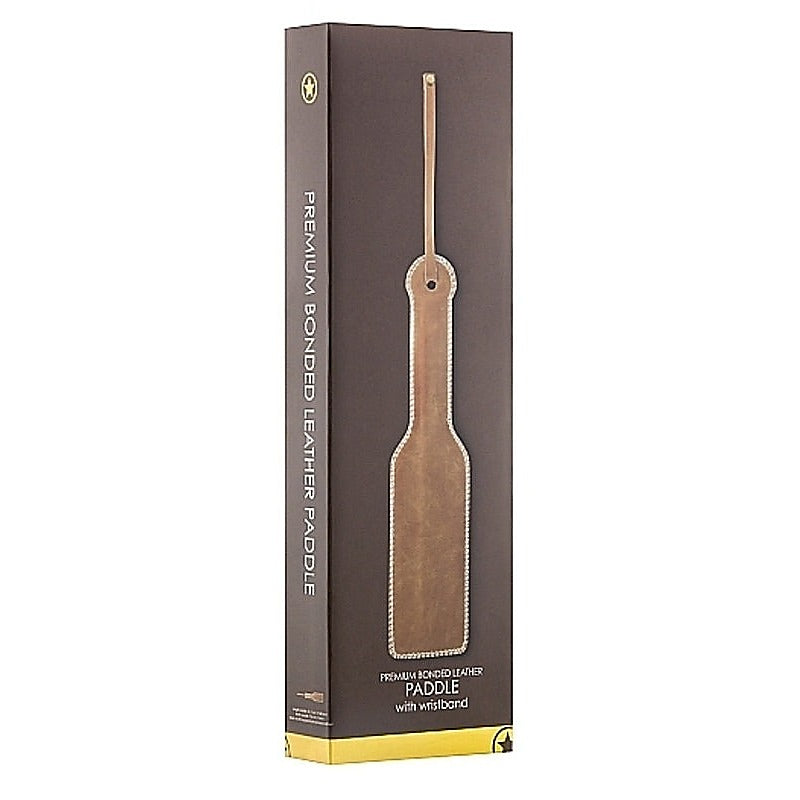 Premium Bonded Leather Paddle by Shots Toys - Paddles And Slappers