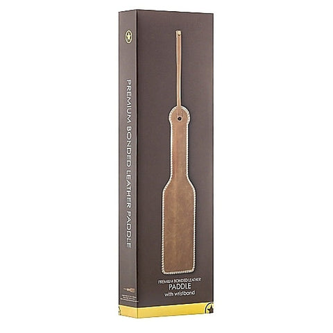 Premium Bonded Leather Paddle by Shots Toys - Paddles And Slappers