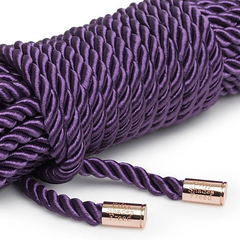 Fifty Shades Freed Want to Play 10m Silky Bondage Rope - Cuffs and Restraints