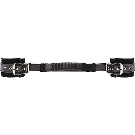 Adjustable Leather Handcuffs with Adjustable Straps - Cuffs and Restraints