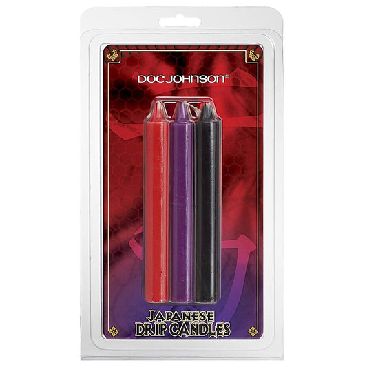 Doc Johnson Multi Colour Japanese Drip Candles