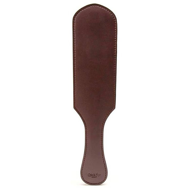 Coco de Mer Brown Leather Paddle - Paddles And Slappers